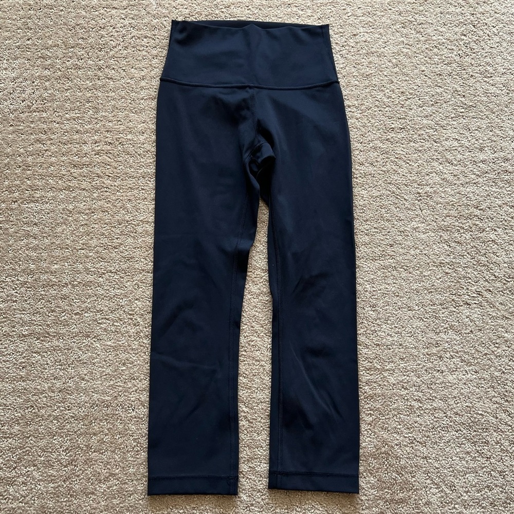 Lululemon Black High Rise Crop Pants (Size 2)